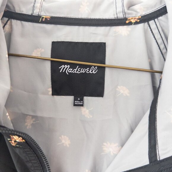 Madewell French Daisies Raincheck Packable Raincoat, Floral Rain Jacket Size S - Picture 8 of 13